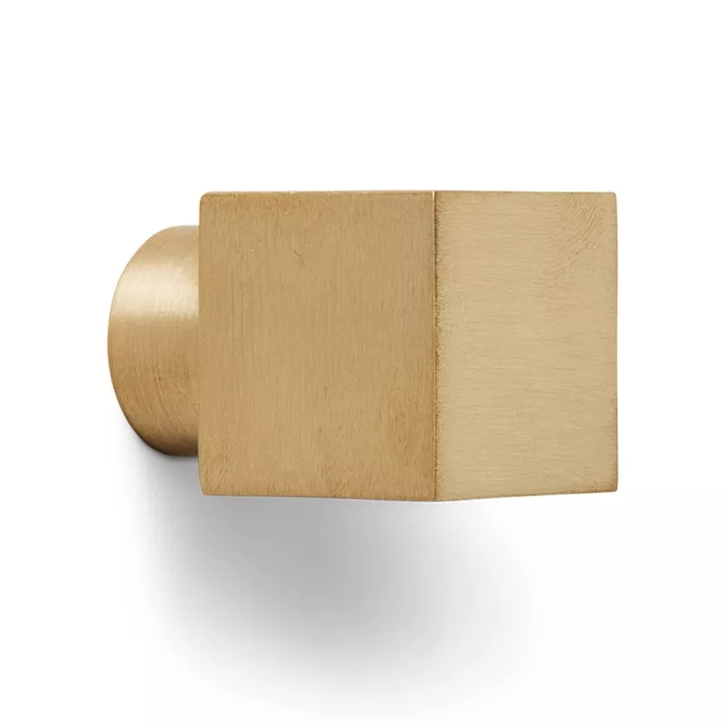 square-hook-small-brass Square Hook – Small Brass