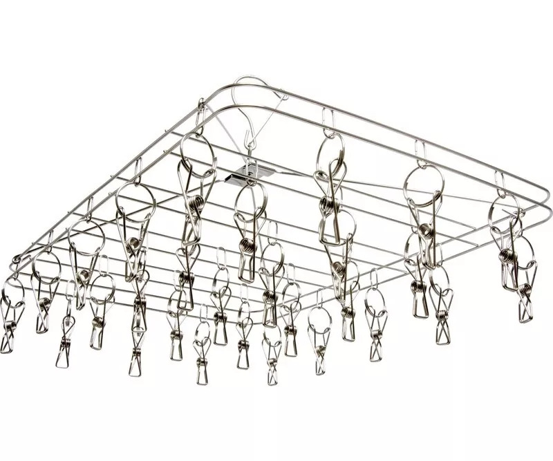stack-t-28-clip-stainless-steel-drying-rack STACK!T 28 Clip Stainless Steel Drying Rack