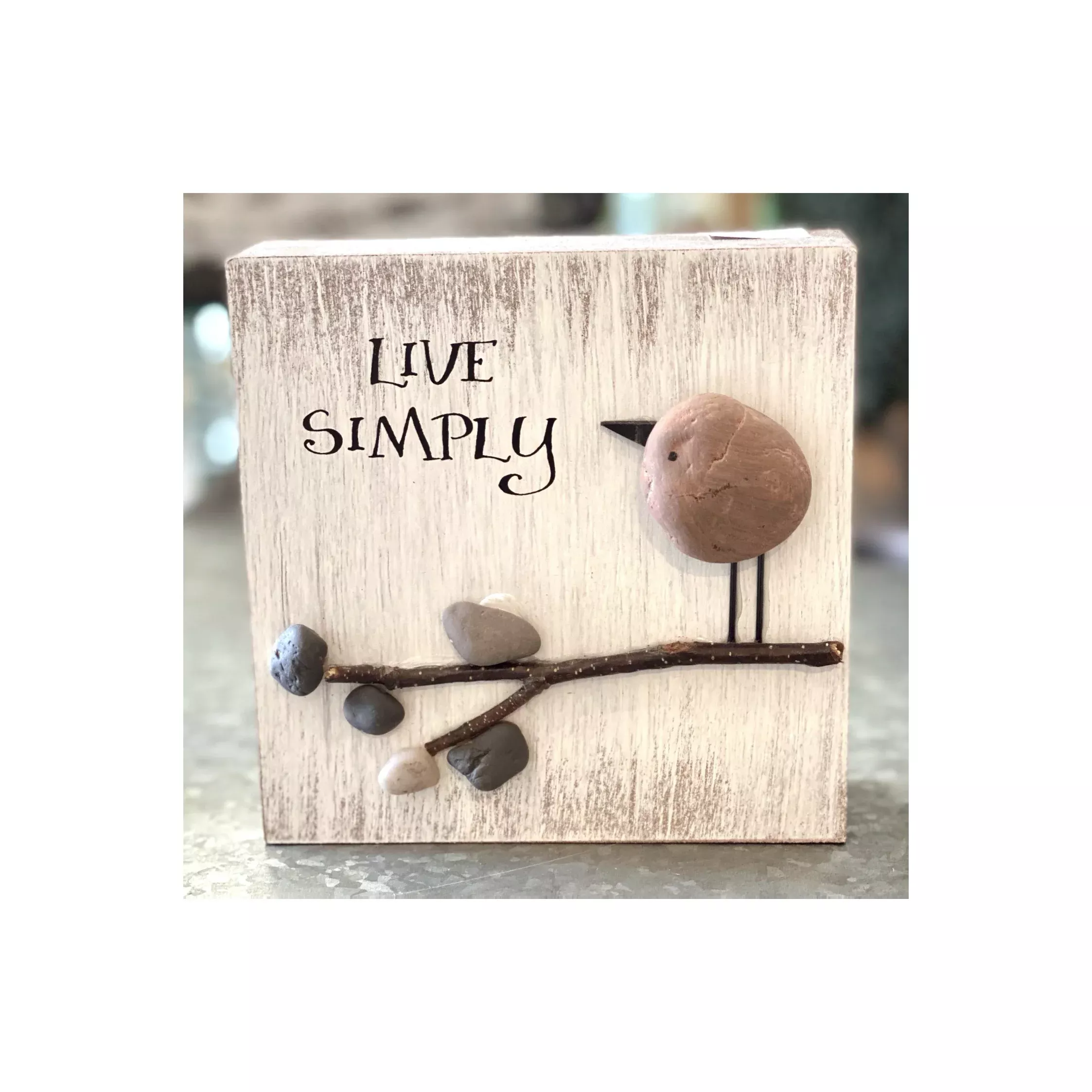 Stone & Bird Plaque