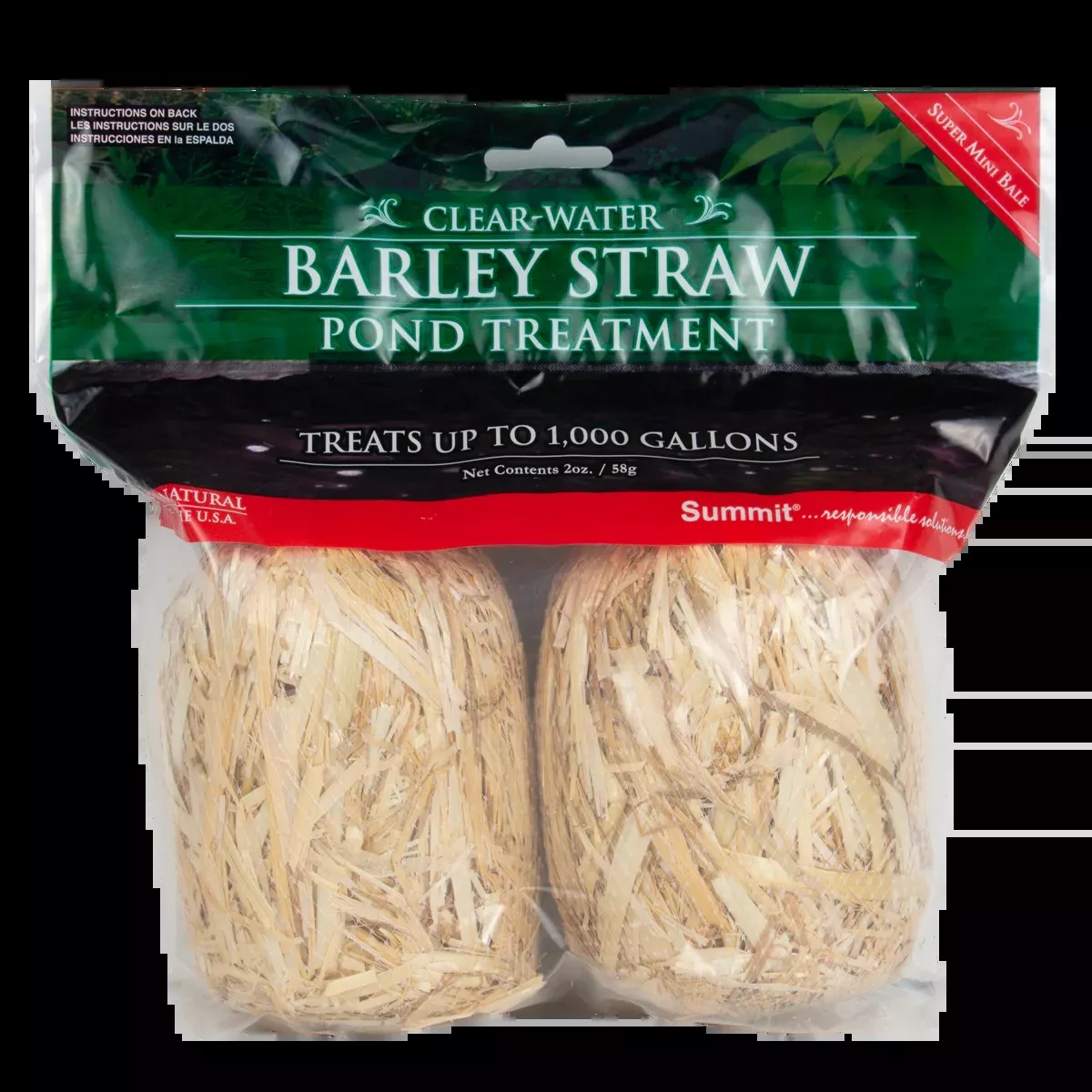 Summit Clear-Water Barley Straw Pond Treatment