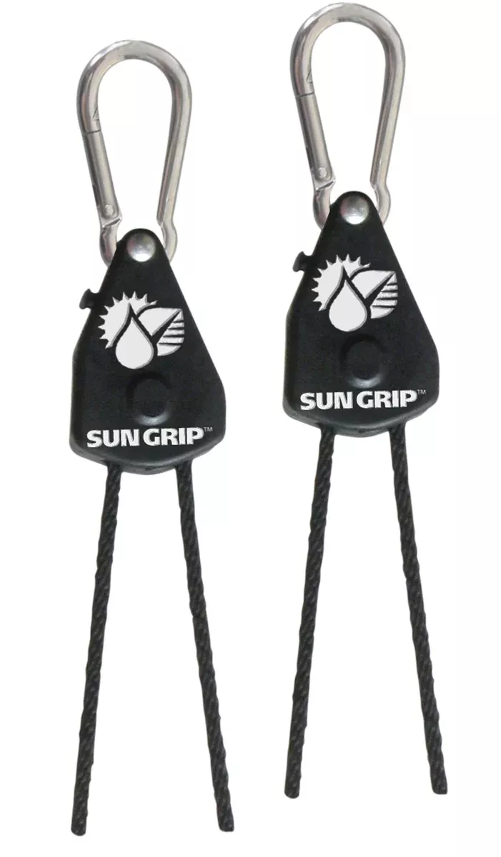 sun-grip-push-button-light-hangers-1-8-in-black Sun Grip Push Button Light Hangers 1/8 in - Black