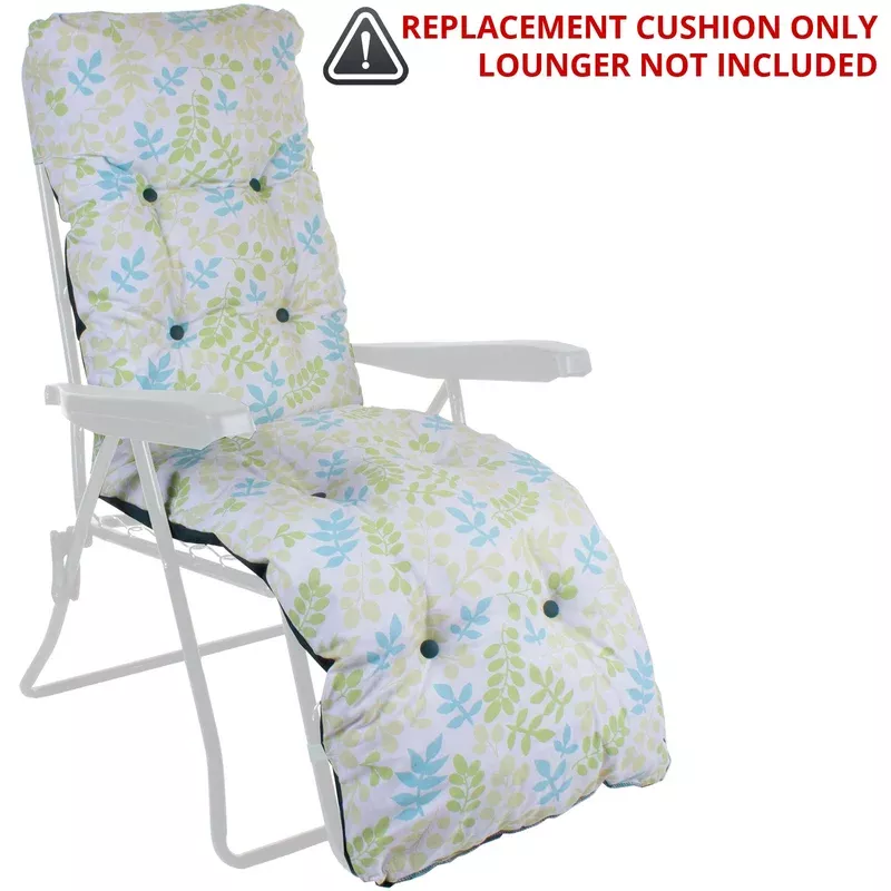 sun-lounger-cushion-only-multi-leaf Sun Lounger CUSHION ONLY – Multi Leaf
