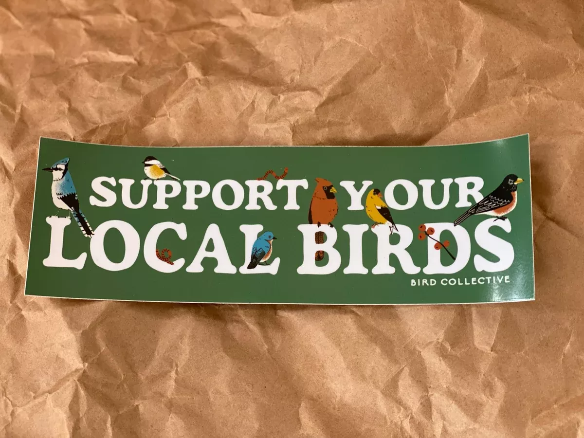 Support Your Local BirdsBumper sticker