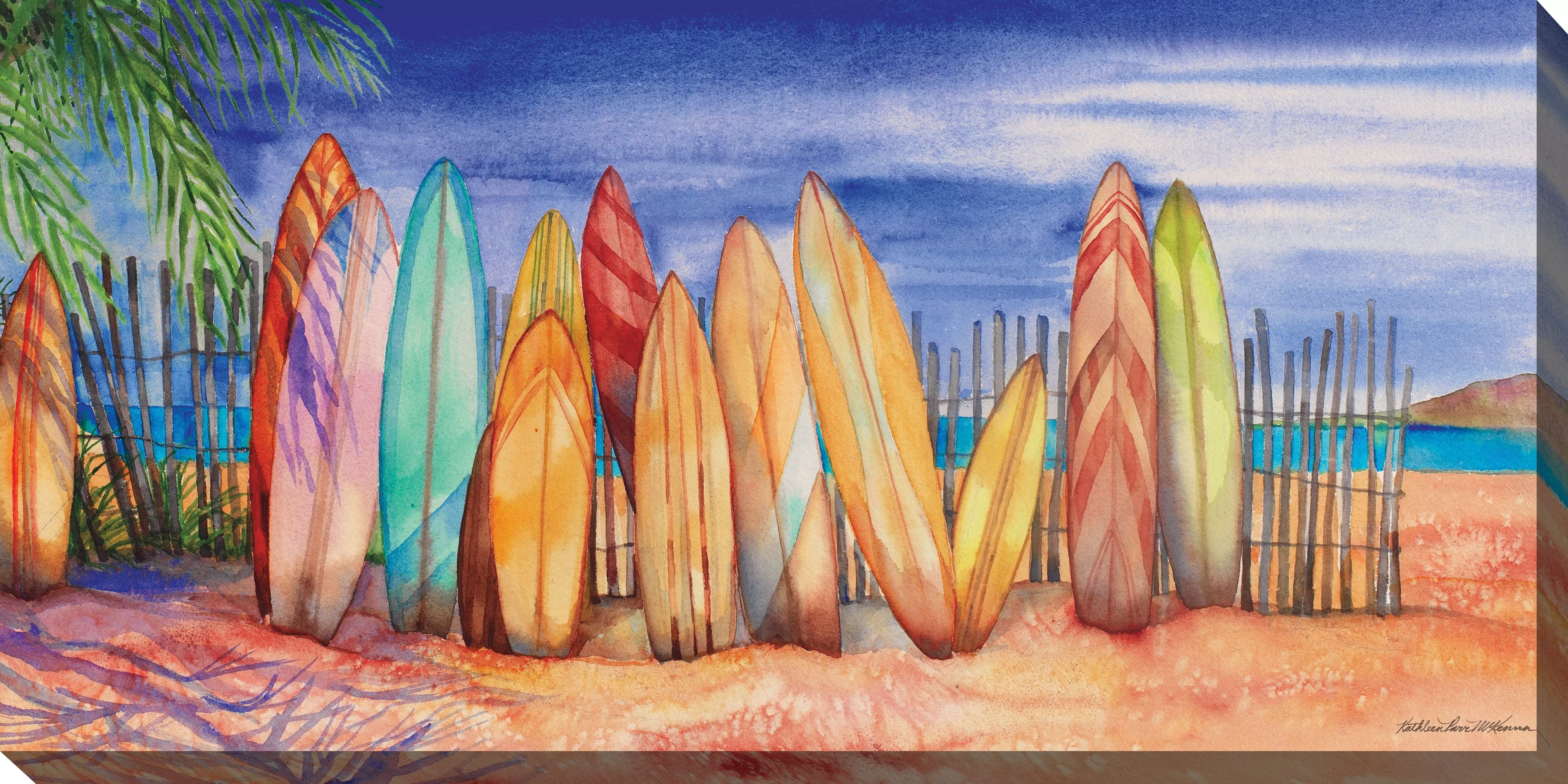 Surfs Up Outdoor Canvas Art