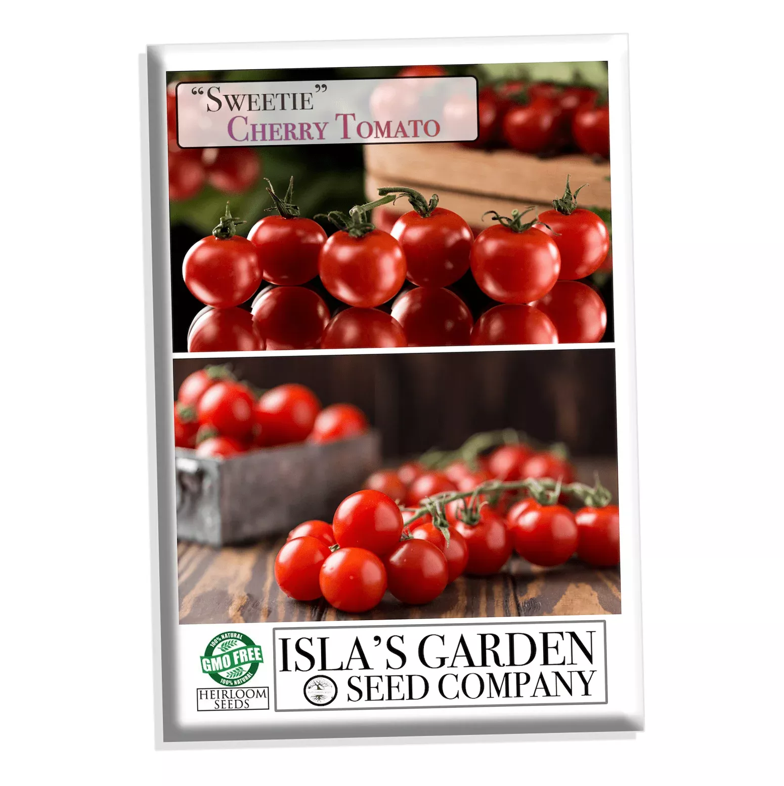 "Sweetie" Cherry Tomato Seeds for Planting, 200+ Heirloom Seeds Per Packet, (Isla's Garden Seeds), Non GMO Seeds, Sweet Flavor, Botanical Name: Solanum lycopersicum, Great Home Garden Gift