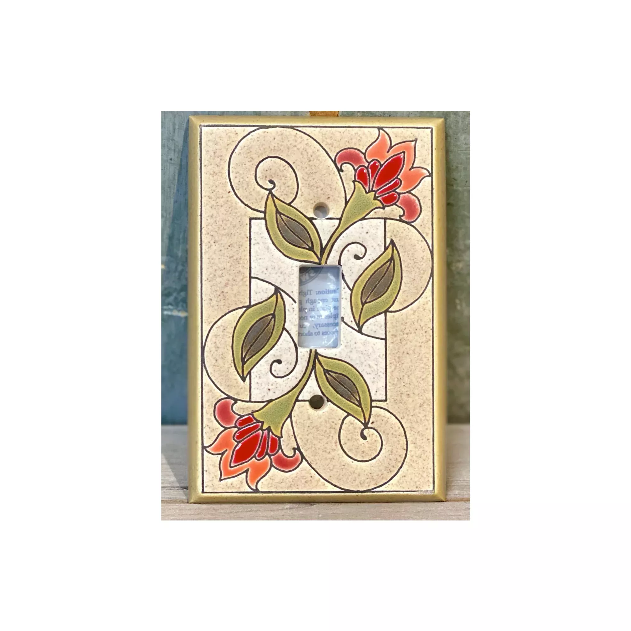 Switch Plate- Jacobean Floral