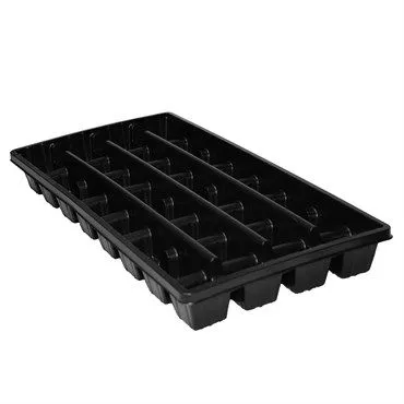 t-o-plastics-square-32-press-fill-pot-carrier-tray-case-50 T.O. Plastics Square 32 Press-Fill Pot Carrier Tray - case of 50