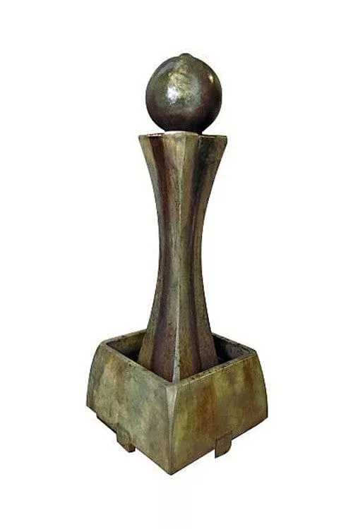 Tall Hourglass Outdoor Fountain