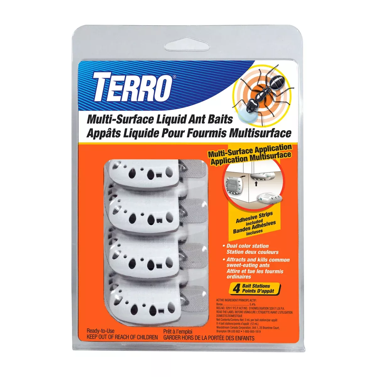 Terro Ant Killer M/S Bait Station - 4 pk