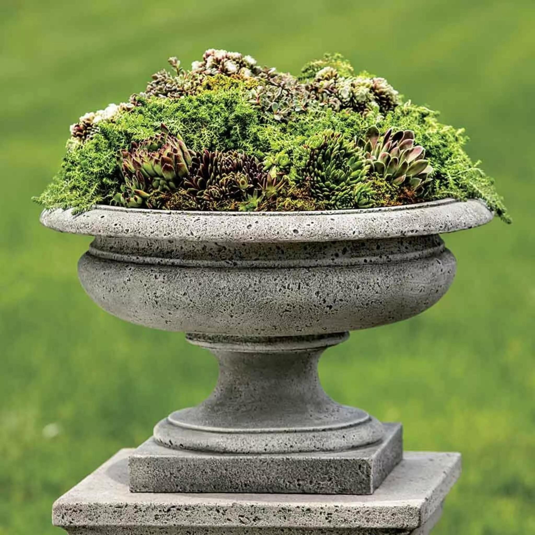 textured-palazzo-concrete-urn-planter-campania-p629 Textured Palazzo Concrete Urn Planter - Campania #P629