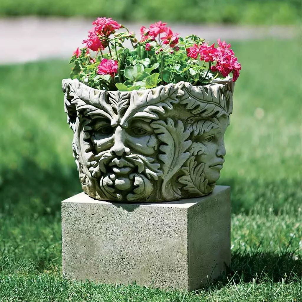 Textured Sm Low Sq Pedestal By Campania International