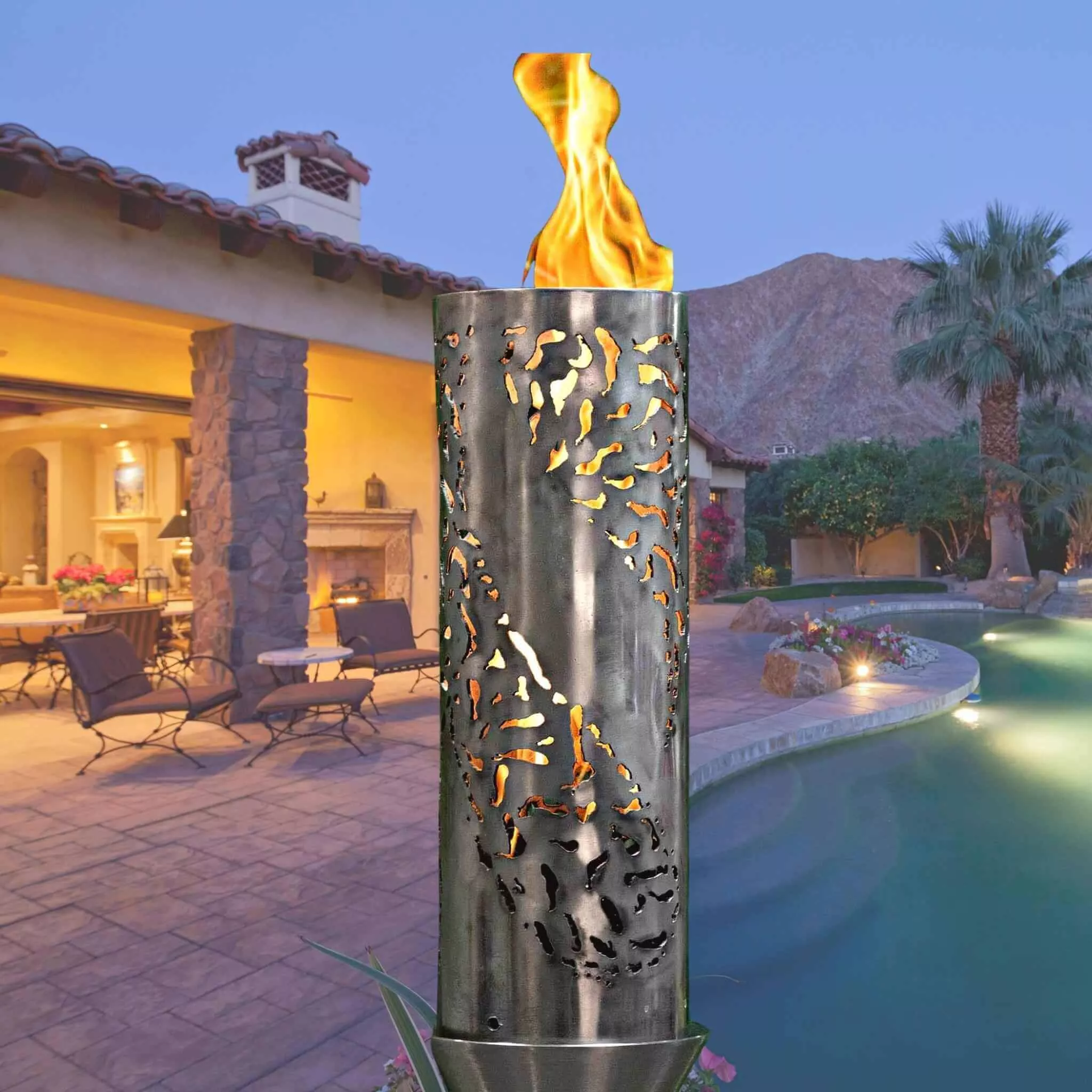 tiki-style-fire-torch-stainless-steel-outdoor-plus Tiki Style Fire Torch - Stainless Steel - The Outdoor Plus