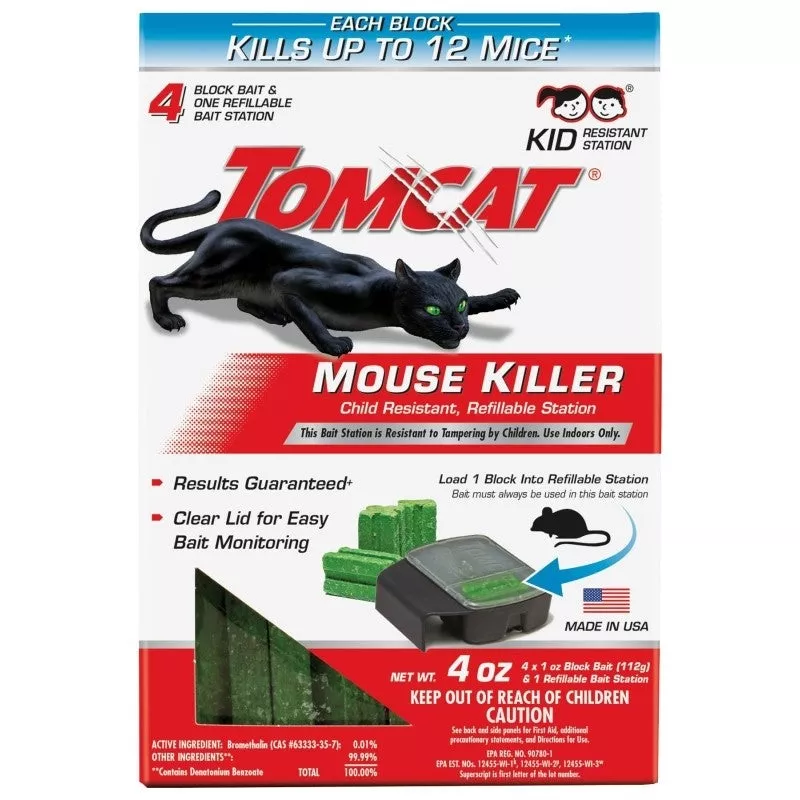 tomcat-0371110-mouse-killer-refillable-station-solid-4-oz-bag Tomcat 0371110 Mouse Killer Refillable Station, Solid, 4 oz Bag