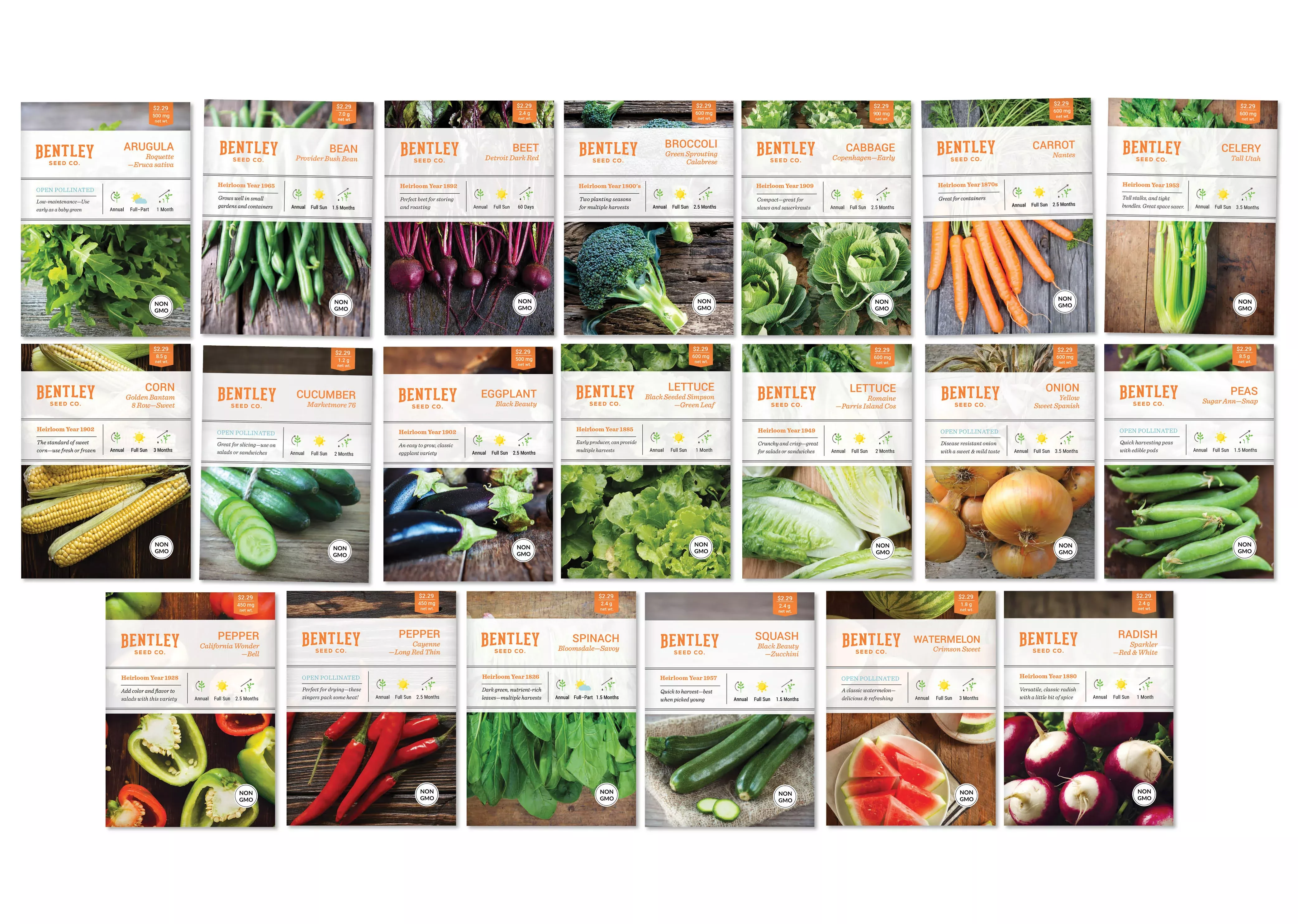 top-20-vegetable-seed-packets-kit Top 20 Vegetable Seed Packets - Kit