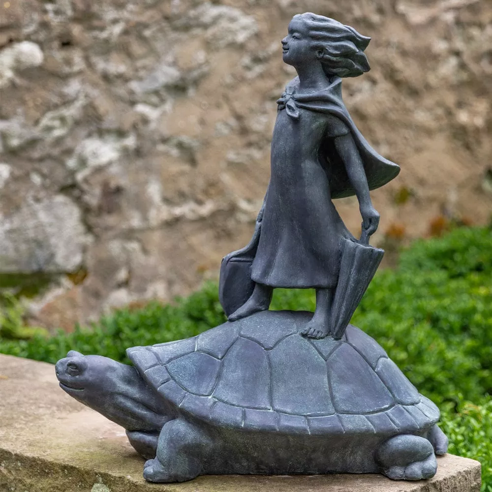 Tortoise Shell Express Garden Statue | Turtle Statue