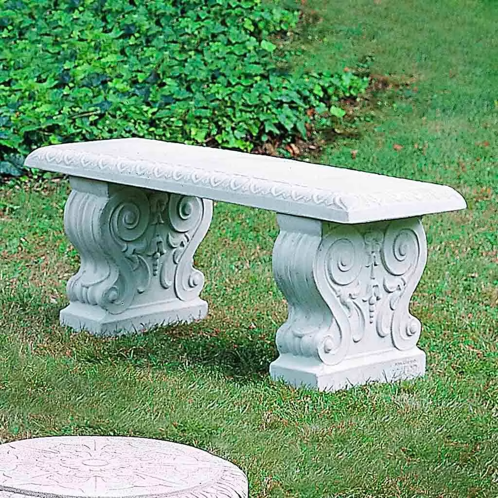 traditional-straight-garden-bench Traditional Straight Garden Bench