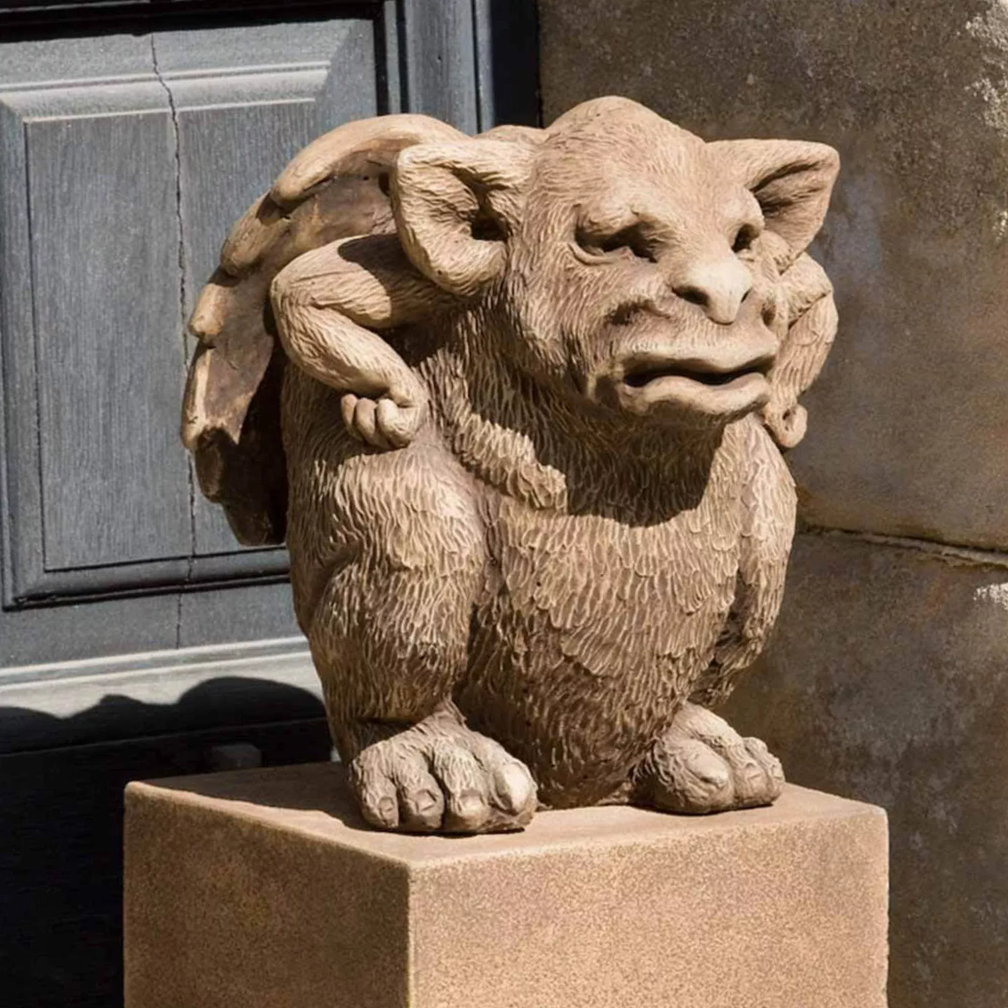 tude-gargoyle-concrete-garden-statue-campania-s-300 Tude Gargoyle Concrete Garden Statue - Campania #S-300