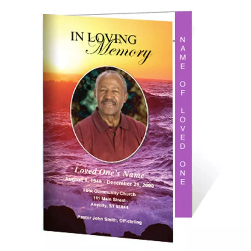 twilight-4-sided-graduated-funeral-program-template Twilight 4-Sided Graduated Funeral Program Template