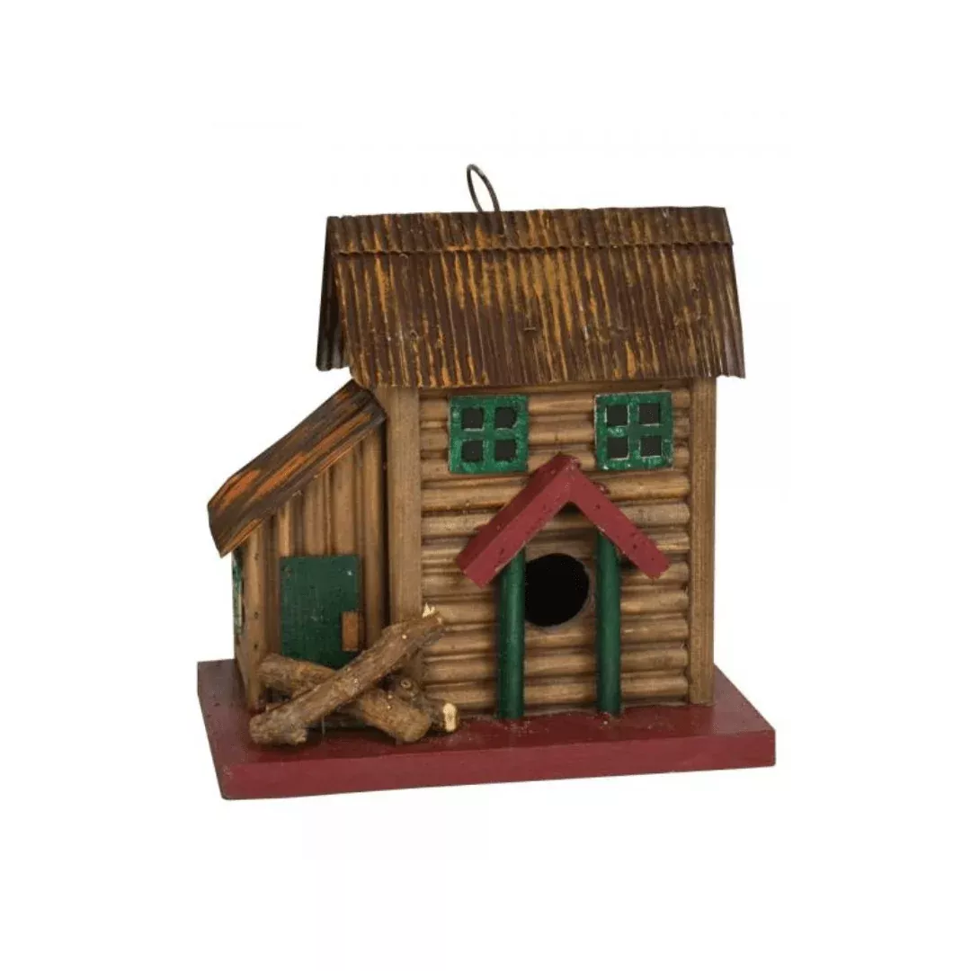 two-story-cabin-bird-house Two-Story Cabin Bird House