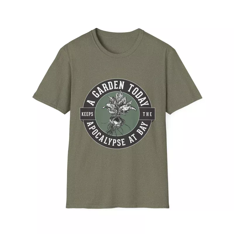 Unisex Tee - "A Garden Today..." (black design)