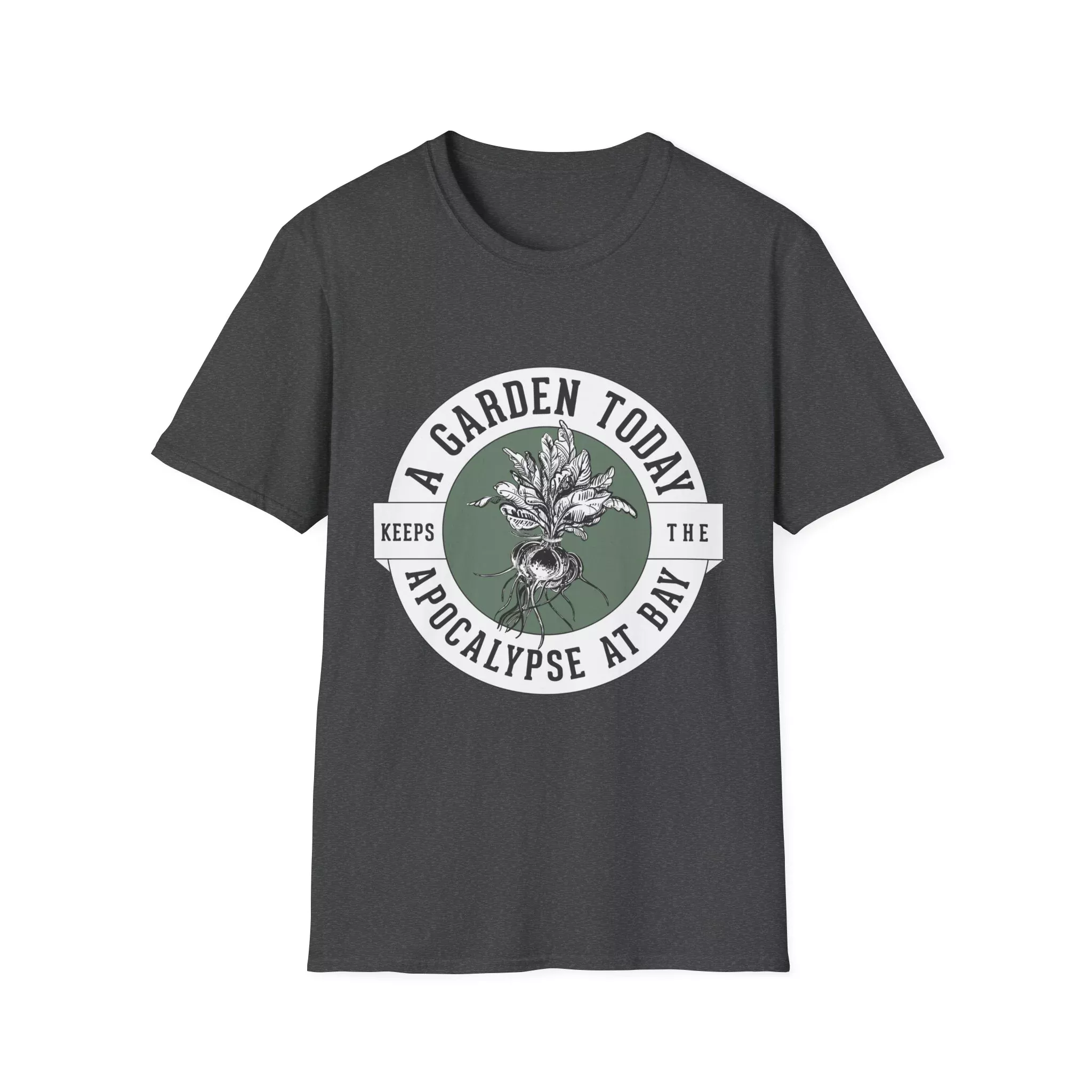 unisex-tee-garden-today-white-design Unisex Tee - "A Garden Today..." (white design)