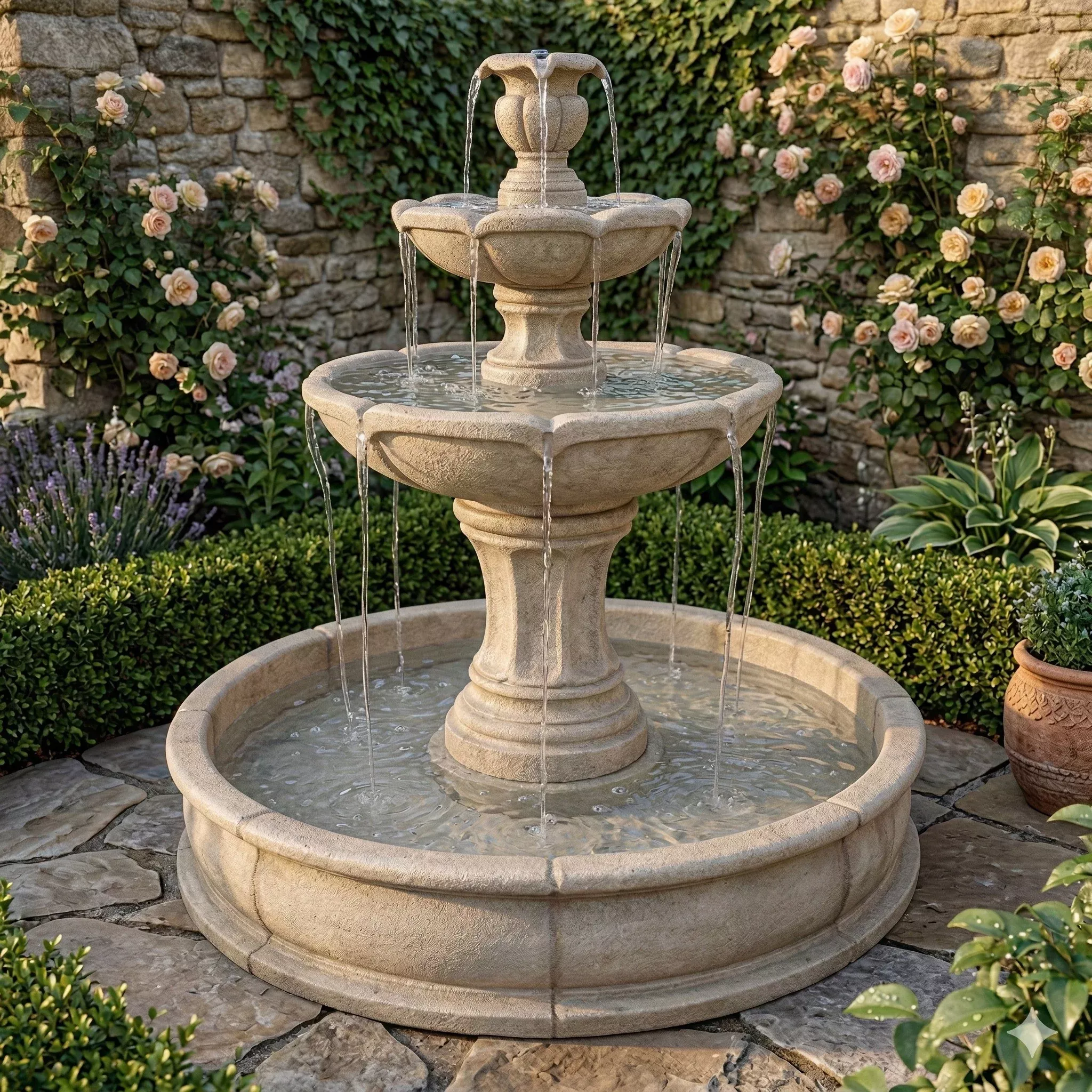 velia-three-tier-pond-fountain Velia Three Tier Pond Fountain