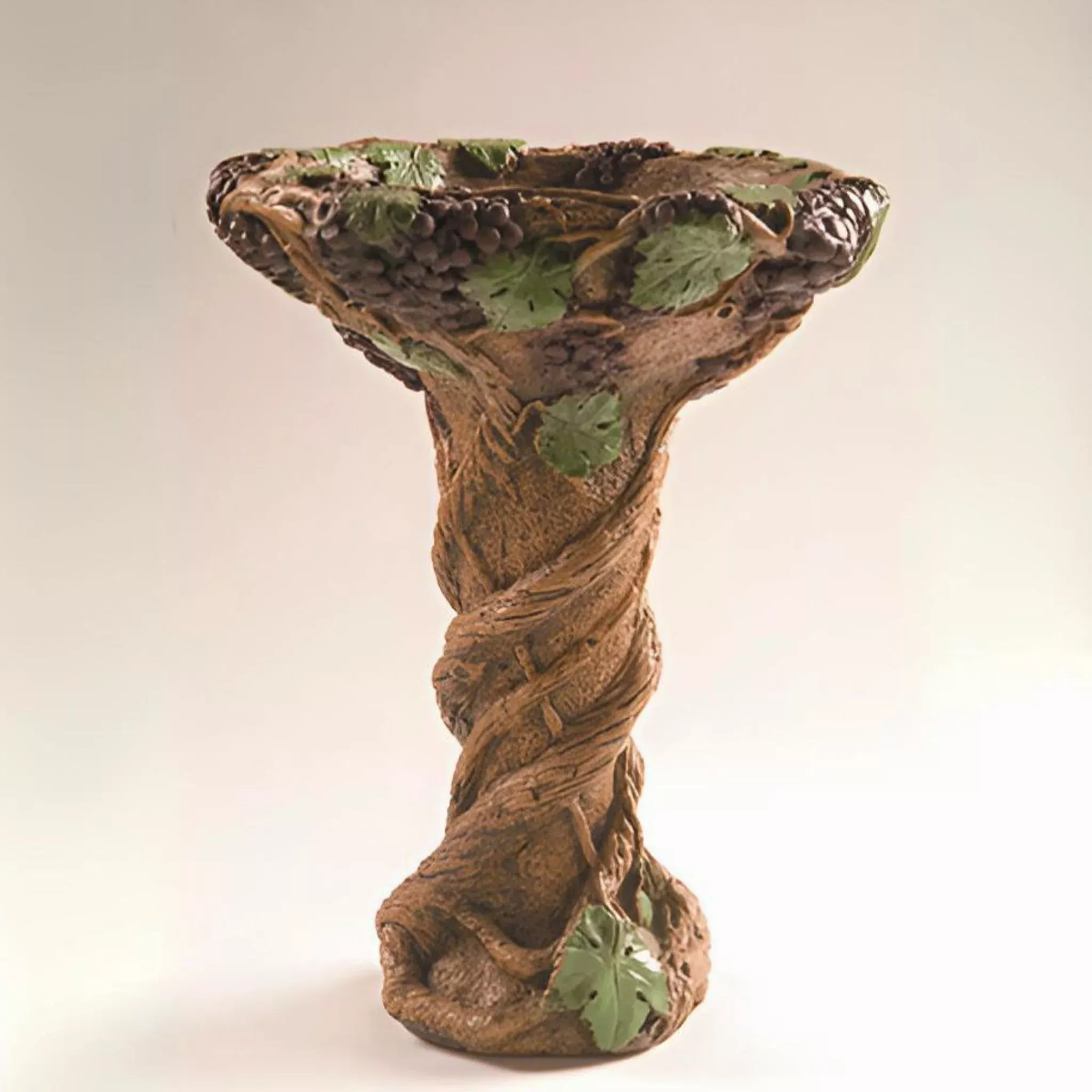 vineyard-concrete-bird-bath-fiore-413 Vineyard Concrete Bird Bath - Fiore #413