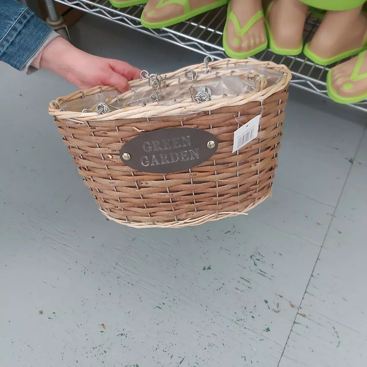 Wicker Hanging Basket Set