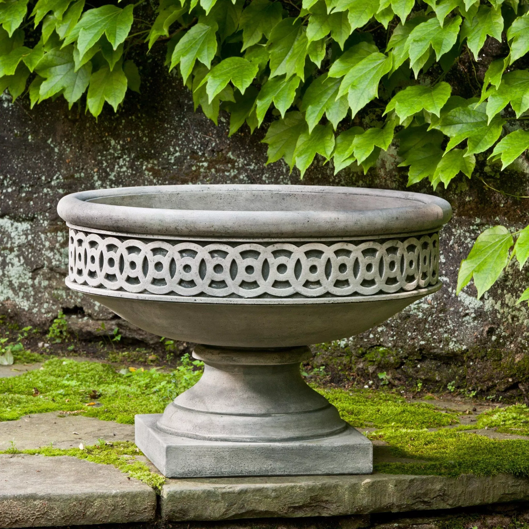 williamsburg-low-fretwork-urn-garden-planter Williamsburg Low Fretwork Urn Garden Planter