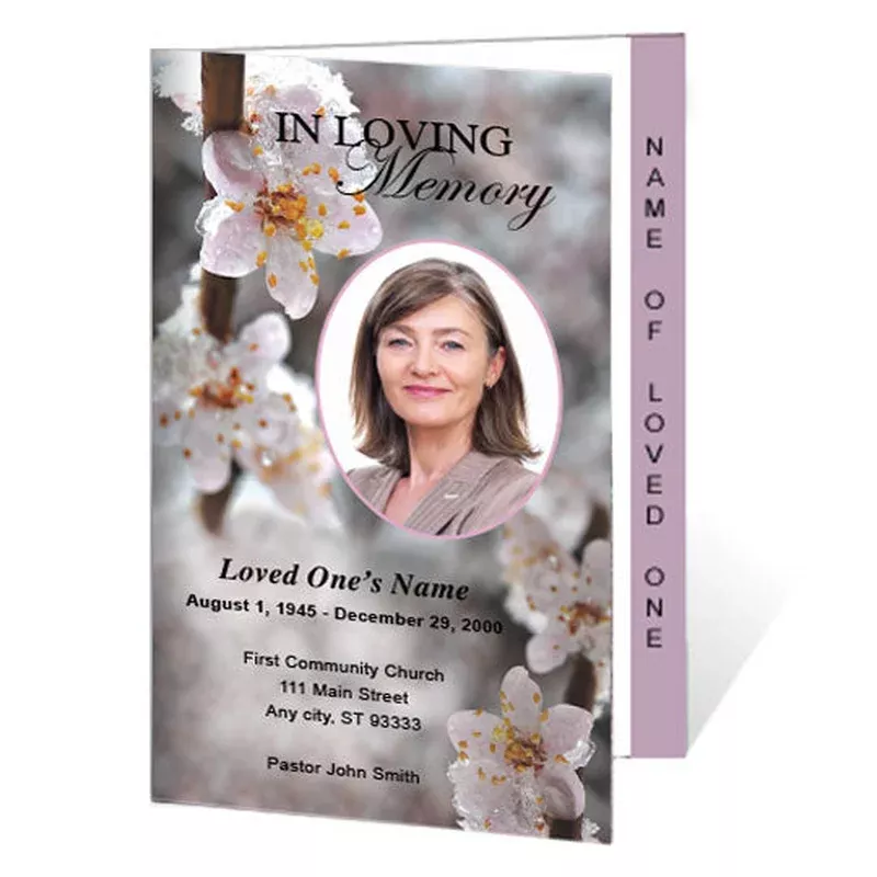 winter-4-sided-graduated-funeral-program-template Winter 4-Sided Graduated Funeral Program Template