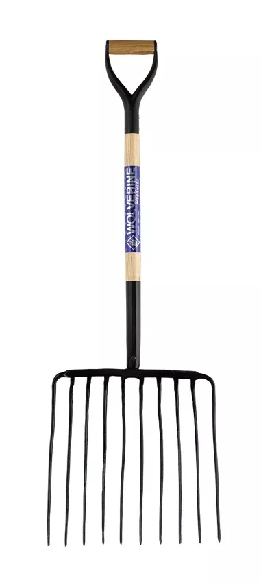 wolverine-10-tine-mulching-fork-wd48mf10 Wolverine 10 Tine Mulching Fork WD48MF10