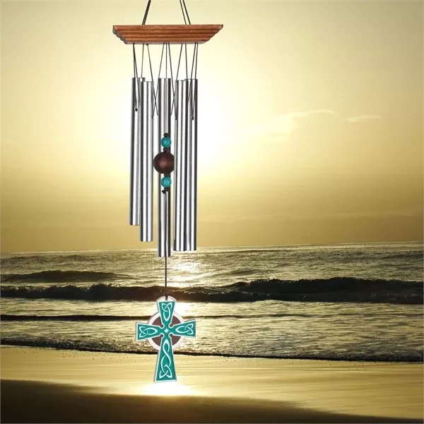 Woodstock Celtic Wind Chime - Cross