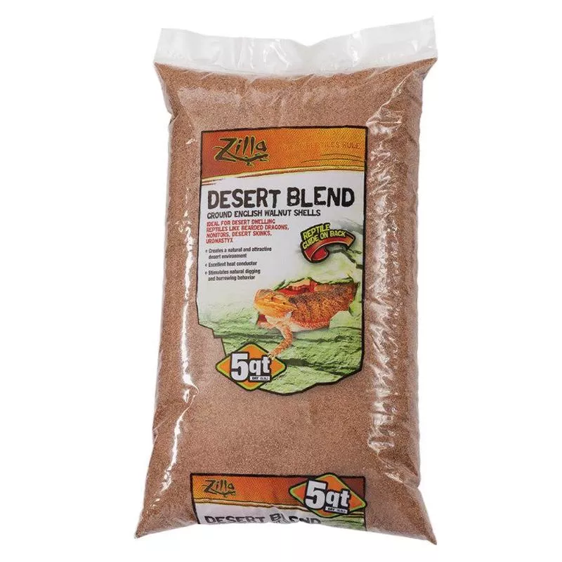 zilla-desert-blend-reptile-bedding-ground-english-walnut-shells-5-quarts Zilla Desert Blend Reptile Bedding, Ground English Walnut Shells, 5 Quarts