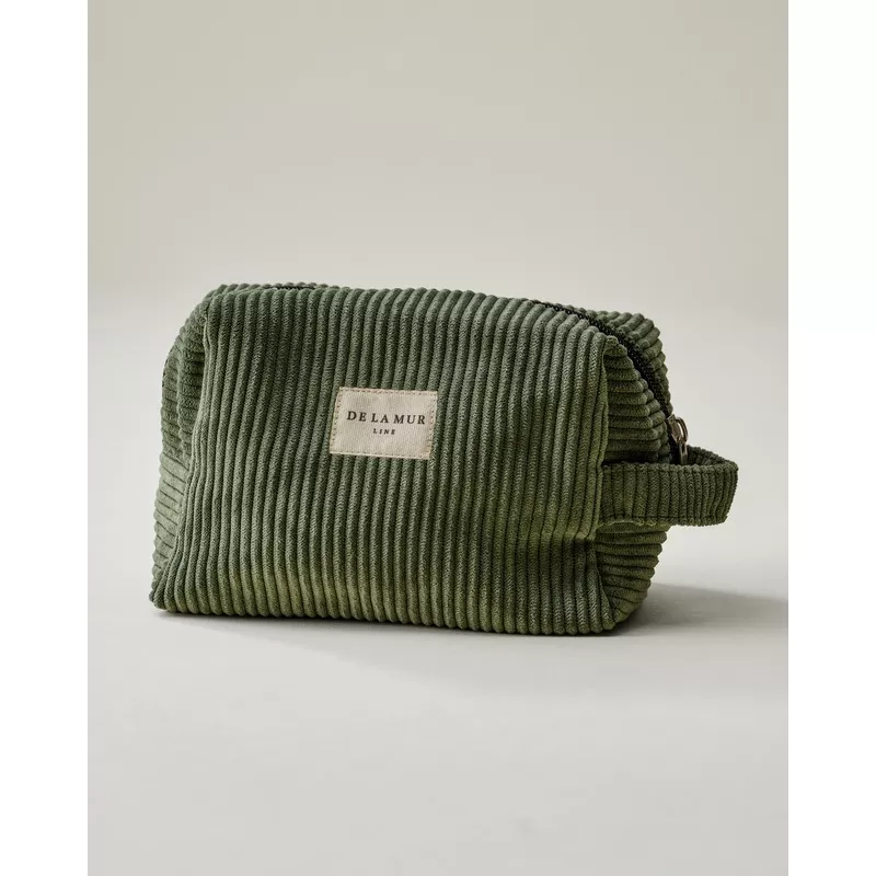 zip-top-green-square-toiletry-bag Zip Top Green Square Toiletry Bag