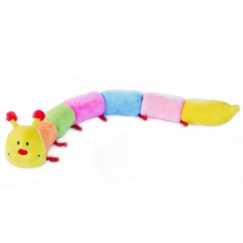 zippypaws-6-blaster-squeaker-caterpillar-plush-dog-toy ZippyPaws 6 Blaster Squeaker Caterpillar Plush Dog Toy