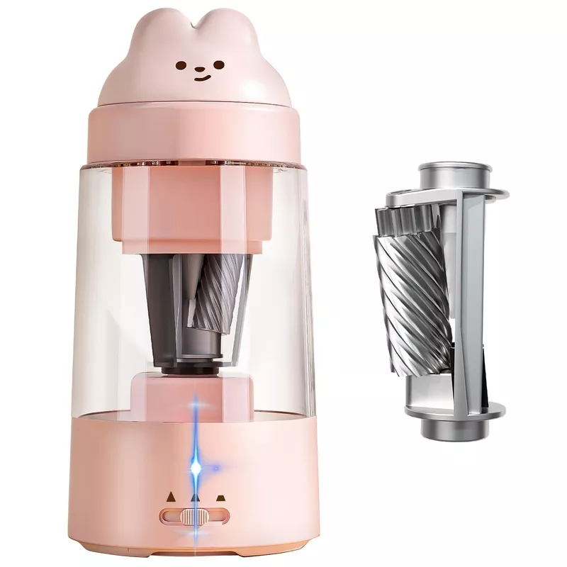 zmol-electric-pencil-sharpeners-pink-bunny-pencil-sharpener-colored-pencils-auto Zmol Electric Pencil Sharpeners, Pink Bunny Pencil Sharpener for Colored Pencils, Auto in & OutFully Automatic Rechargeable Pencil Sharpener